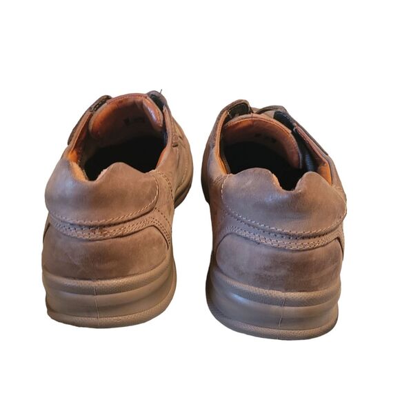 Ecco Remote  Warm Grey/Green Shock Point Leather Shoes  Men’s EUR 45/11Us - Picture 7 of 13